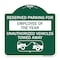 Signmission Reserved Parking for Employee of the Year Unauthorized Vehicles Towed Away, A-DES-GW-1818-23108 A-DES-GW-1818-23108 - alternate 1
